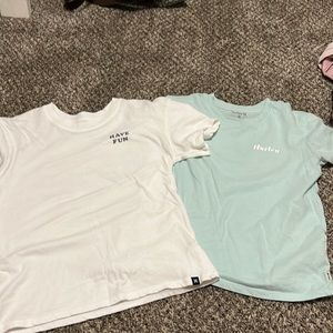 2 Hurley tee shirts xs